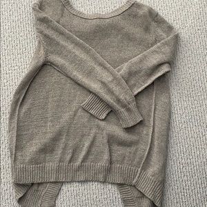 360 sweater Open back knit sweater